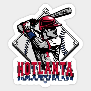 Hotlanta Forever Diamond Baseball Sticker